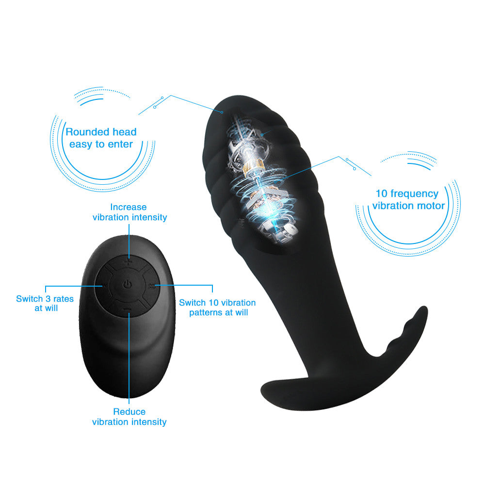 Vibrating Butt Plug Large