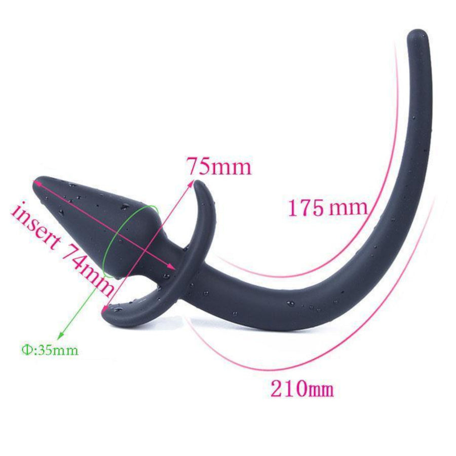 Silicone Dog Tail, 8" Loveplugs Anal Plug Product Available For Purchase Image 43