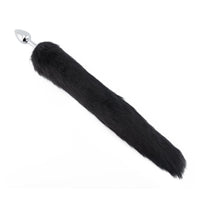 Black Cat Tail Plug 16" Loveplugs Anal Plug Product Available For Purchase Image 23