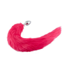 18" Red Fox Tail
