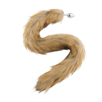 Brown Wolf Tail Plug 32"