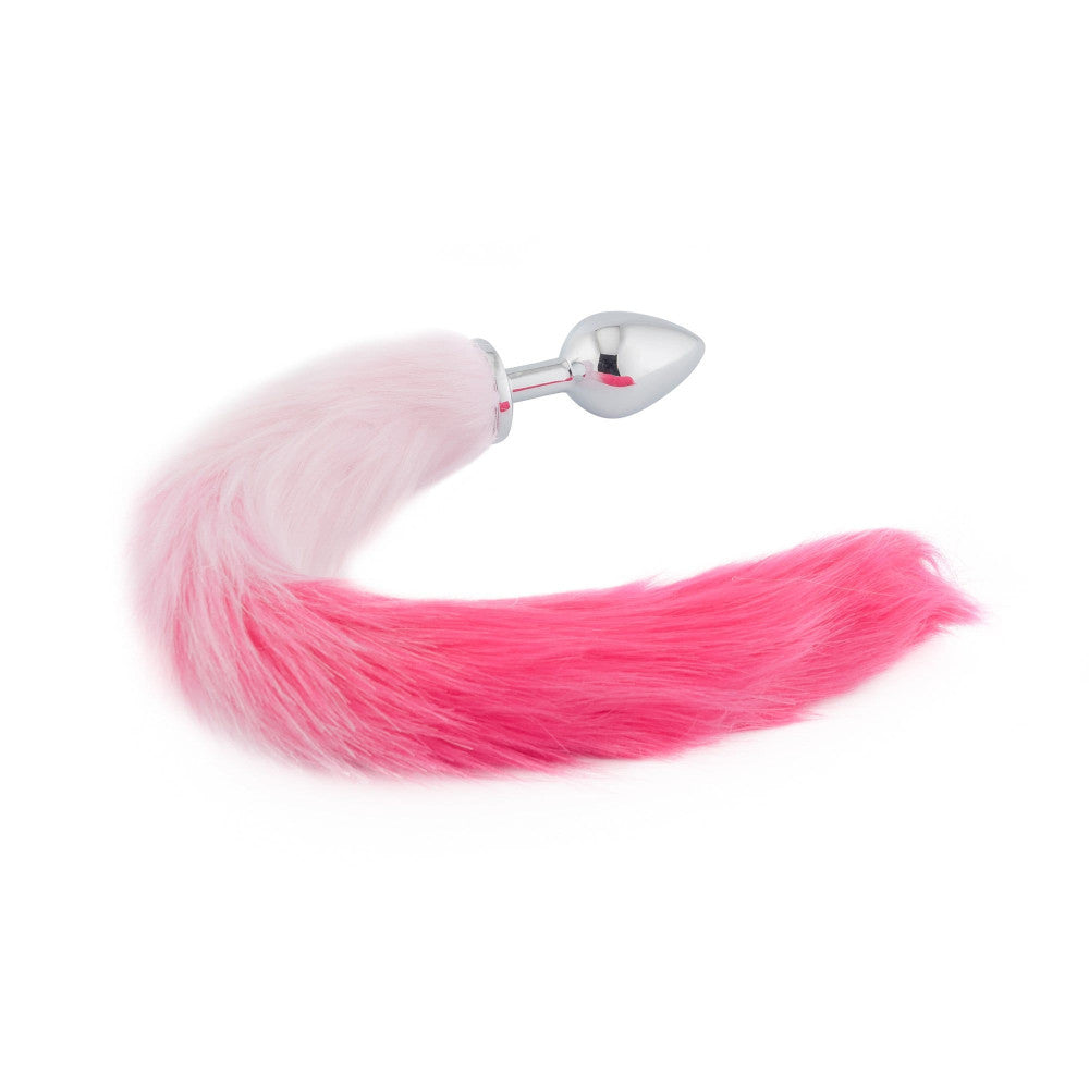 Pink Foxtail 16" Loveplugs Anal Plug Product Available For Purchase Image 1