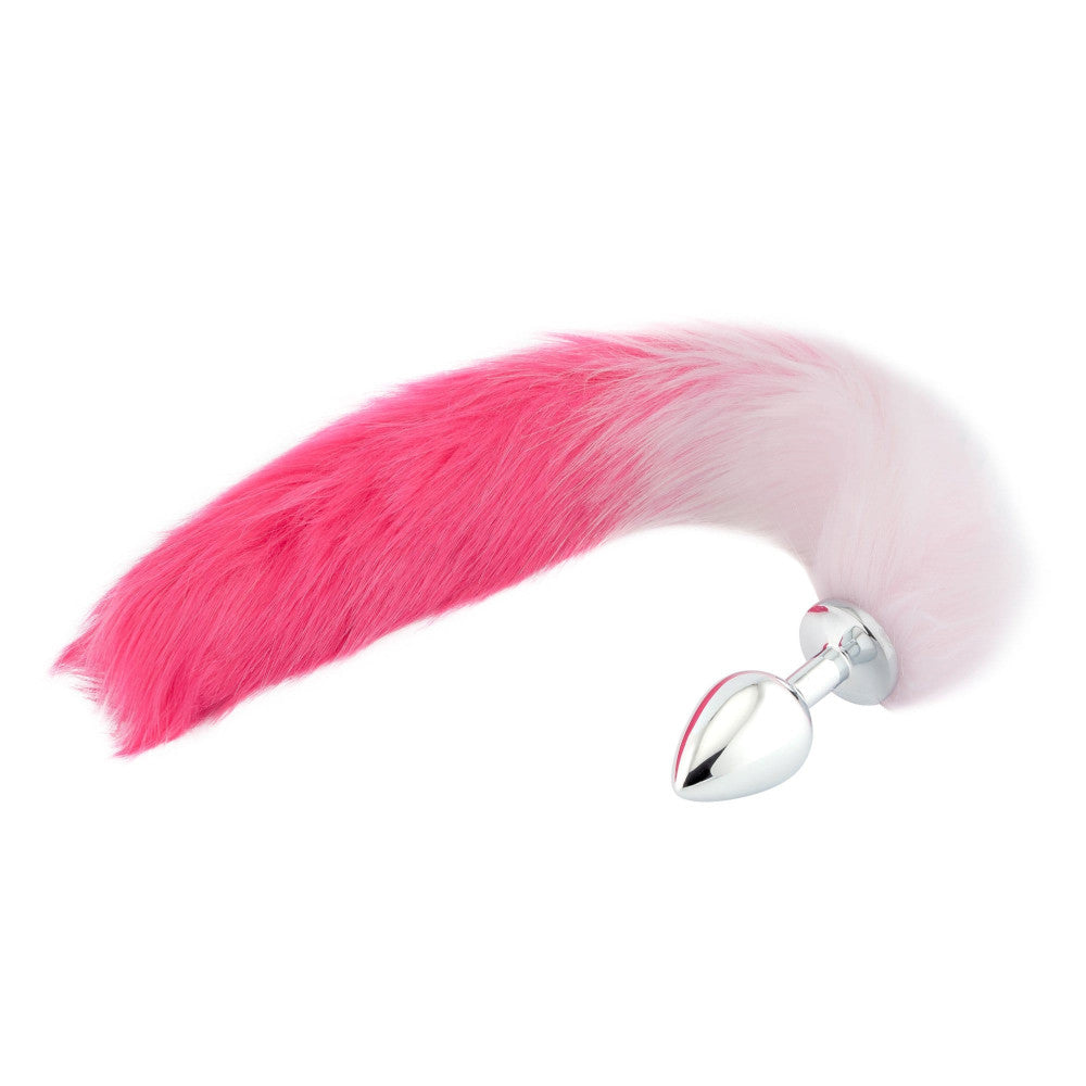 Pink Foxtail 16" Loveplugs Anal Plug Product Available For Purchase Image 3