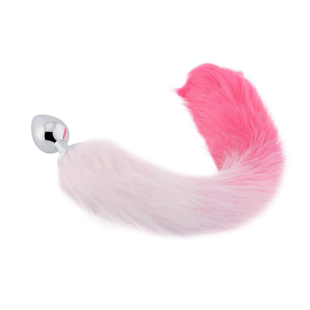 Pink Foxtail 16" Loveplugs Anal Plug Product Available For Purchase Image 2