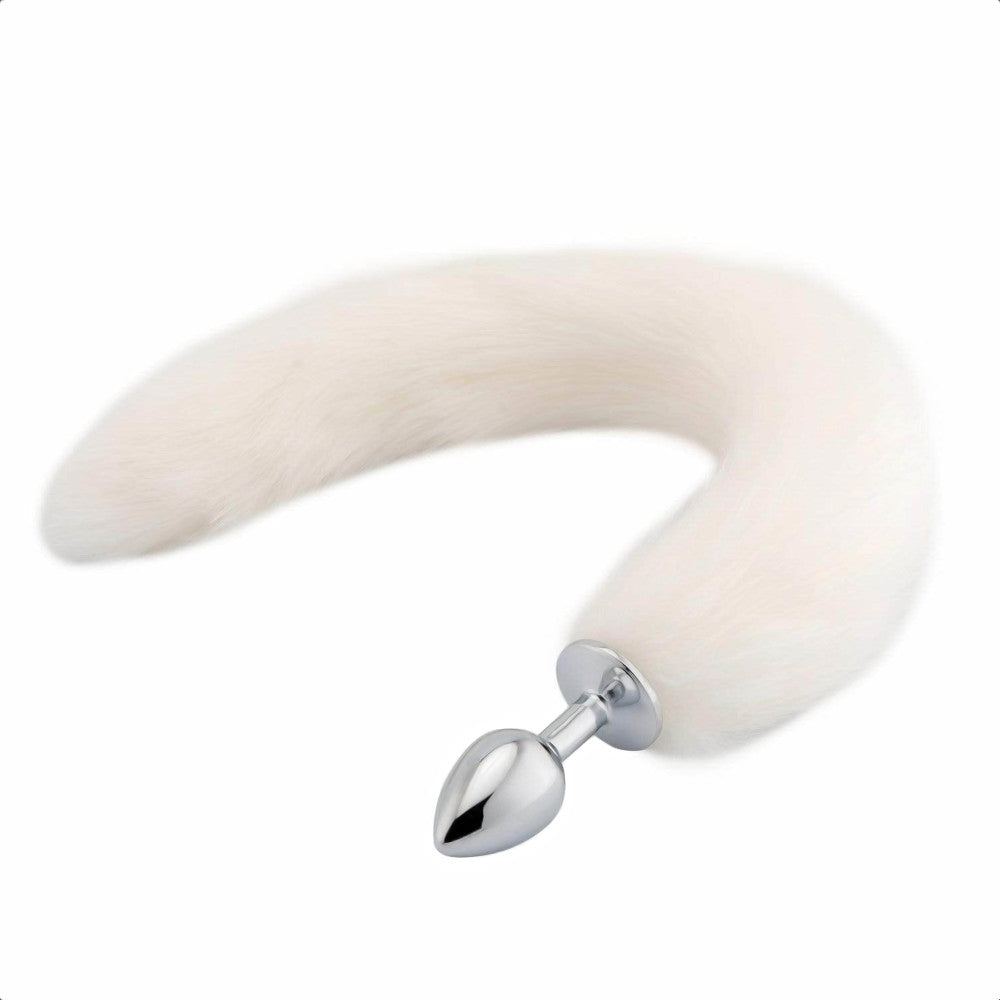 Plush Cat Tail Metal Plug 17" Loveplugs Anal Plug Product Available For Purchase Image 5