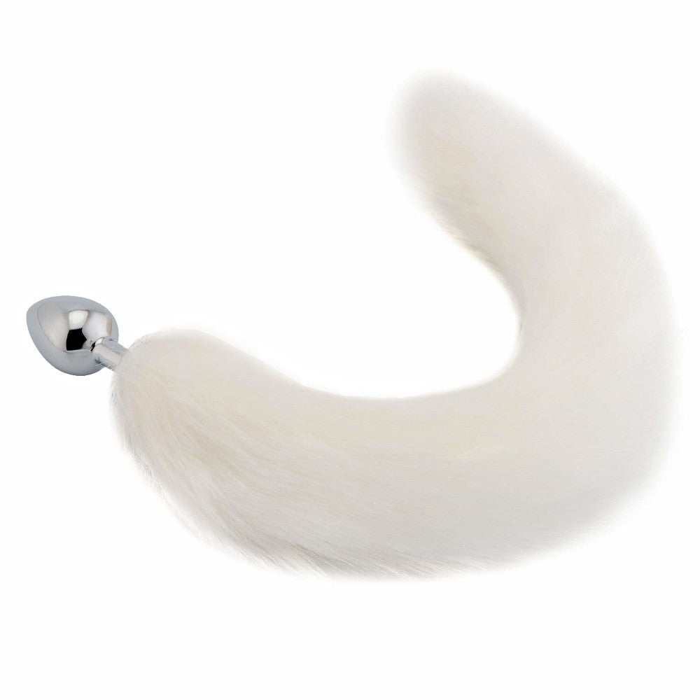 Plush Cat Tail Metal Plug 17" Loveplugs Anal Plug Product Available For Purchase Image 4