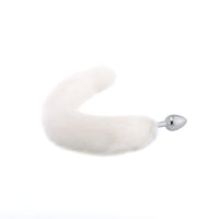 White Cat Tail Plug 16" Loveplugs Anal Plug Product Available For Purchase Image 25