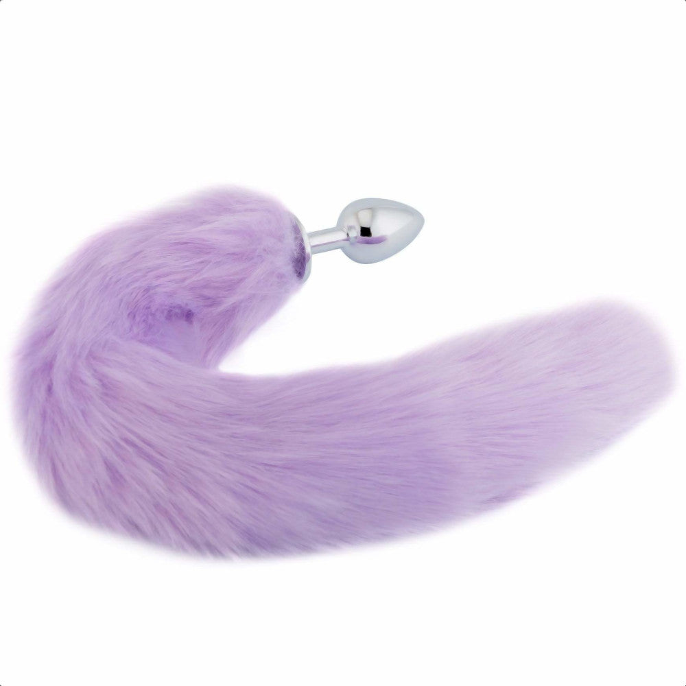 Plush Cat Tail Metal Plug 17" Loveplugs Anal Plug Product Available For Purchase Image 7
