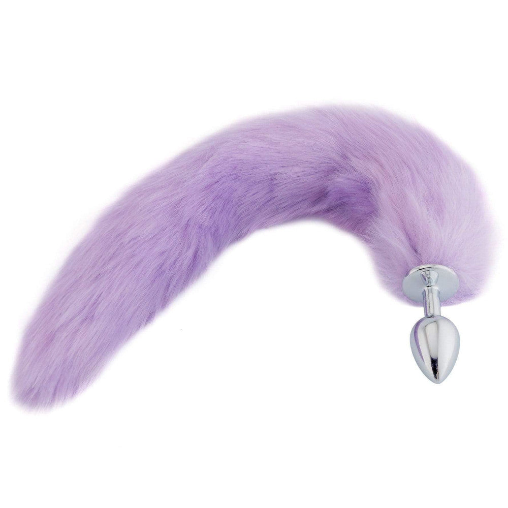 Plush Cat Tail Metal Plug 17" Loveplugs Anal Plug Product Available For Purchase Image 8
