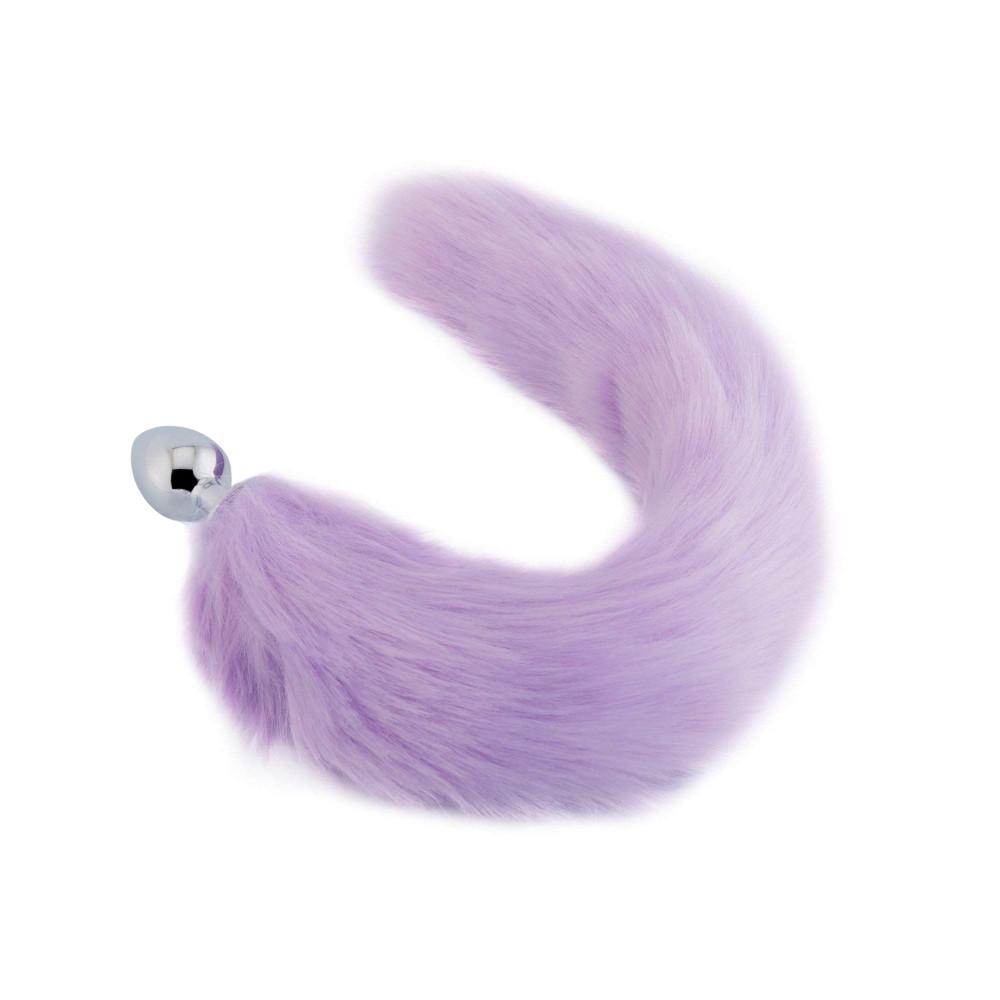 Purple Cat Tail Plug 14" Loveplugs Anal Plug Product Available For Purchase Image 2