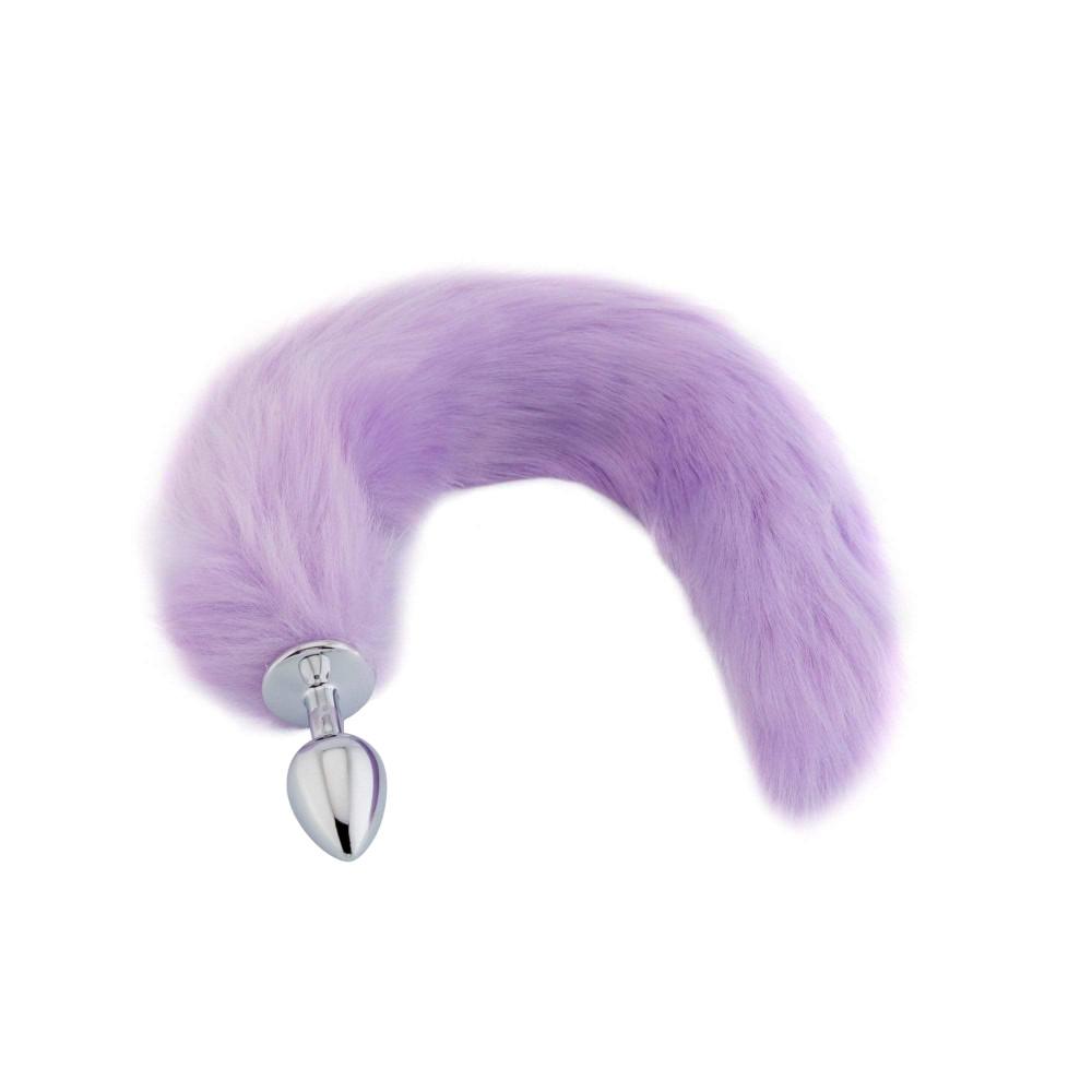 Purple Cat Tail Plug 14"