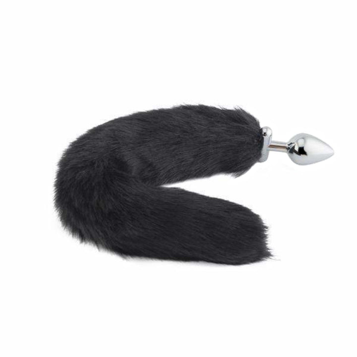 This black fluffy sex toy sways naturally with your ears during pet play. Ideal for your bdsm sessions, this sex toy wolf sex toy is easy to reshape.