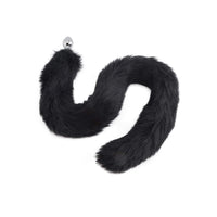 Black Wolf Tail Plug 32"