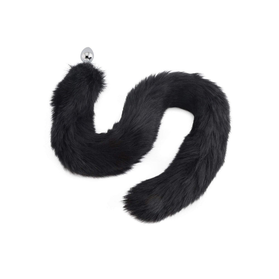 Black Fox Tail With Plugging Tip Loveplugs Anal Plug Product Available For Purchase Image 41