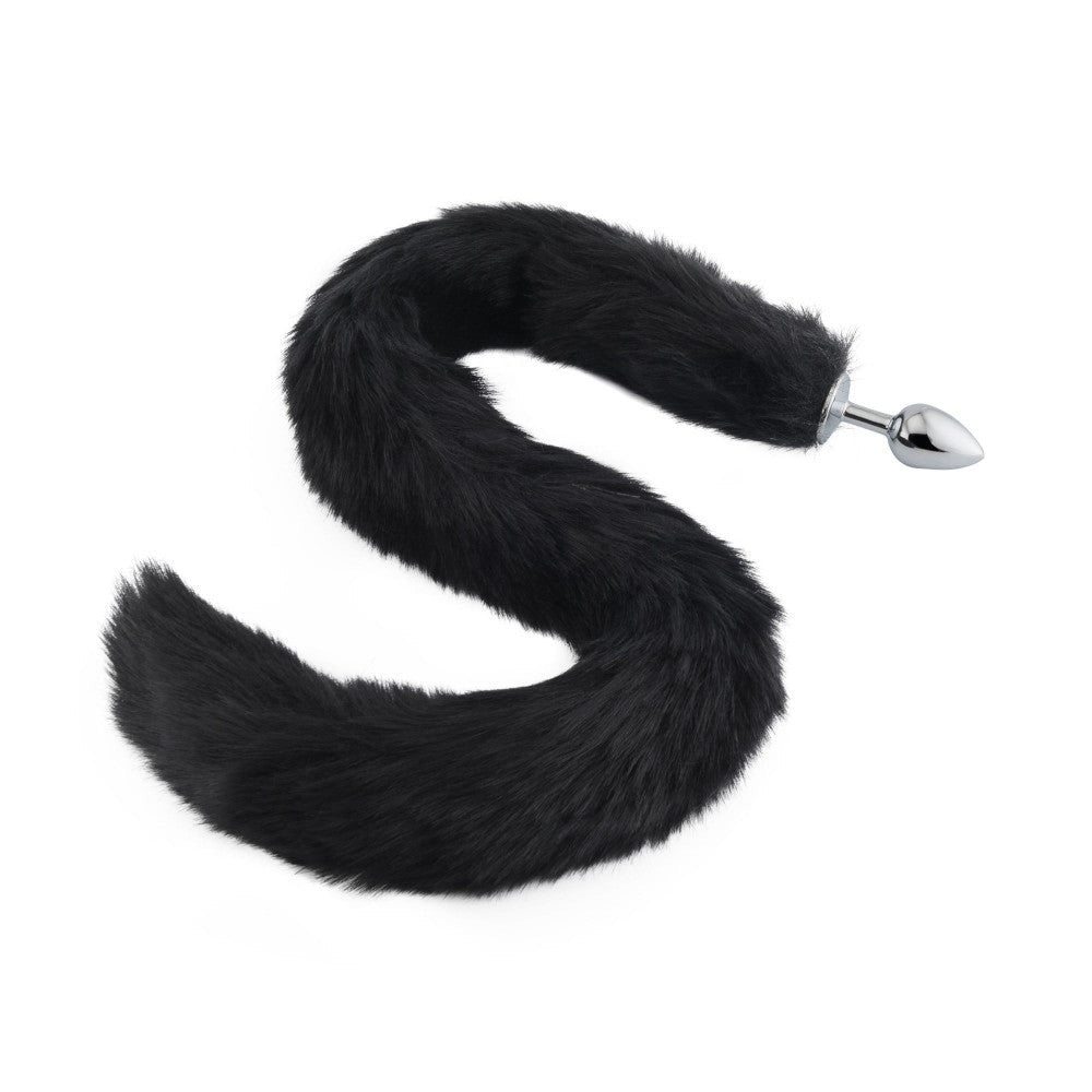 Black Cat Tail Plug 32" Loveplugs Anal Plug Product Available For Purchase Image 3