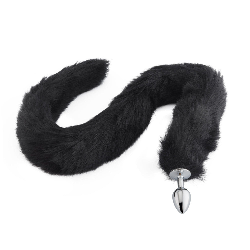Black Fox Tail With Plugging Tip Loveplugs Anal Plug Product Available For Purchase Image 4