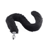 Black Wolf Tail Plug 32"