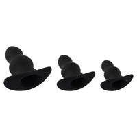 Soft Black Tunnel Plugs (3 Piece)