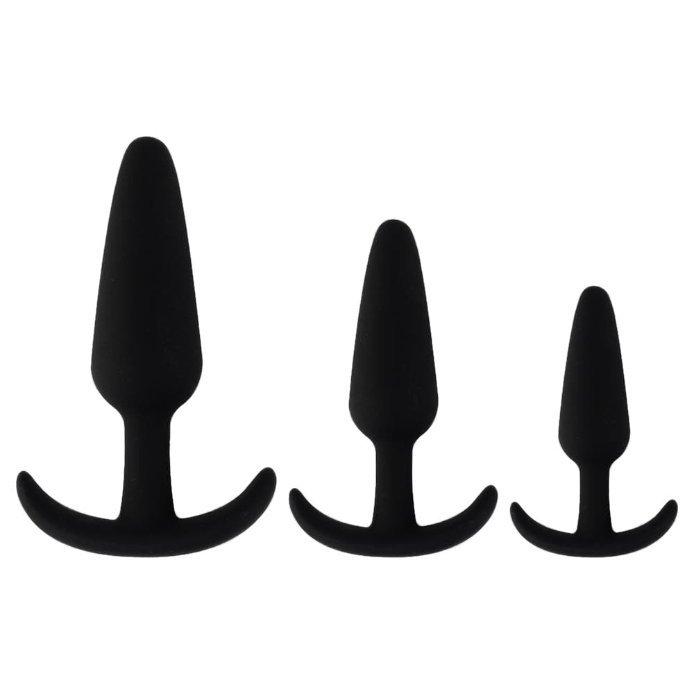 Beginner Tapered Training Set (3 Piece) Loveplugs Anal Plug Product Available For Purchase Image 2