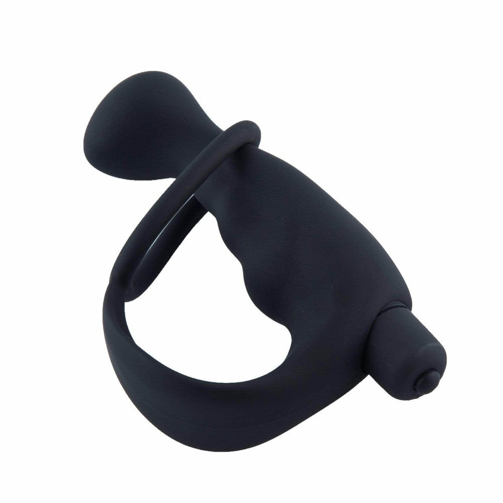 Prostate Ribbed Massager with Ring