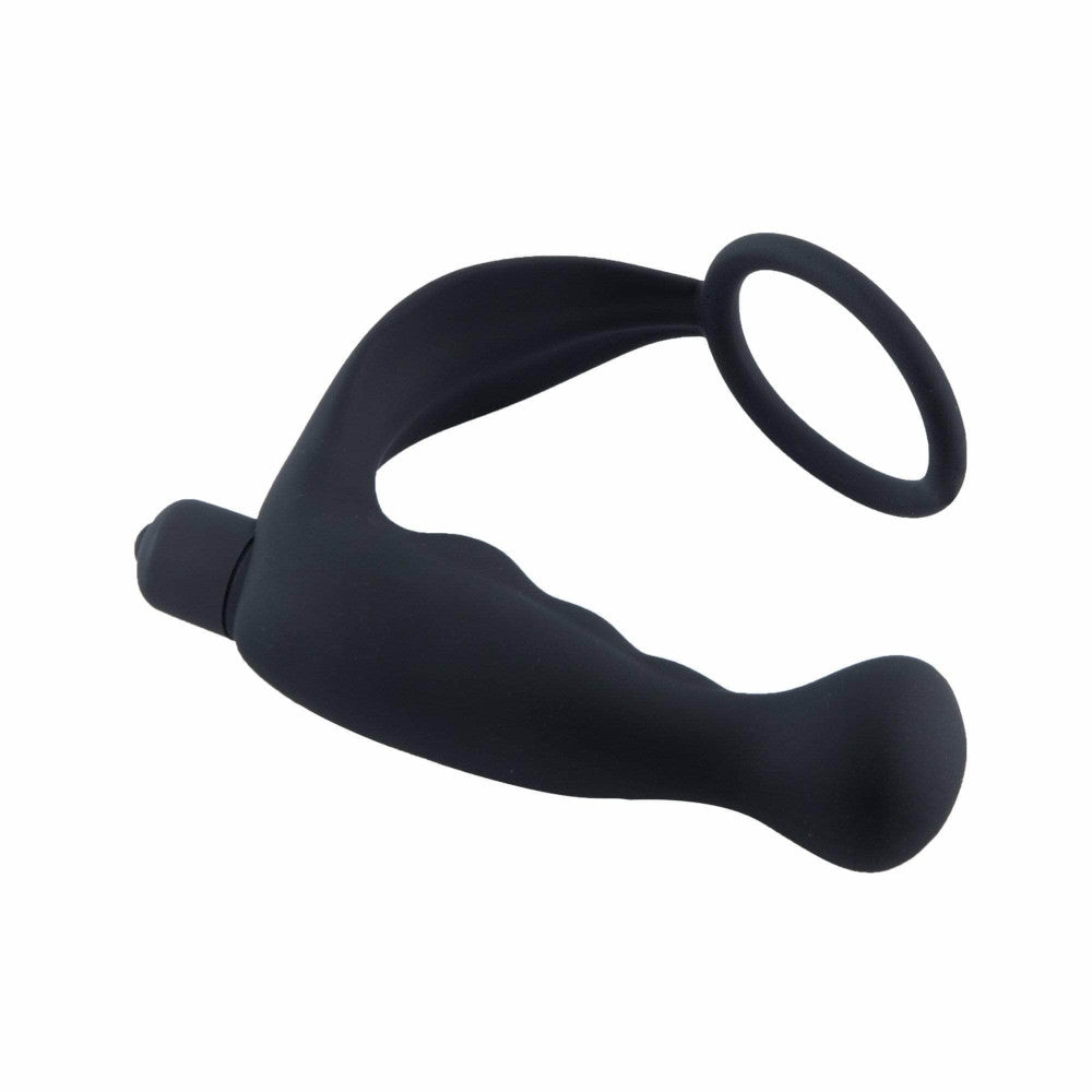 Prostate Ribbed Massager with Ring