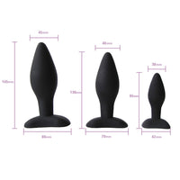 Graduated Soft Silicone Set (3 Piece) Loveplugs Anal Plug Product Available For Purchase Image 25