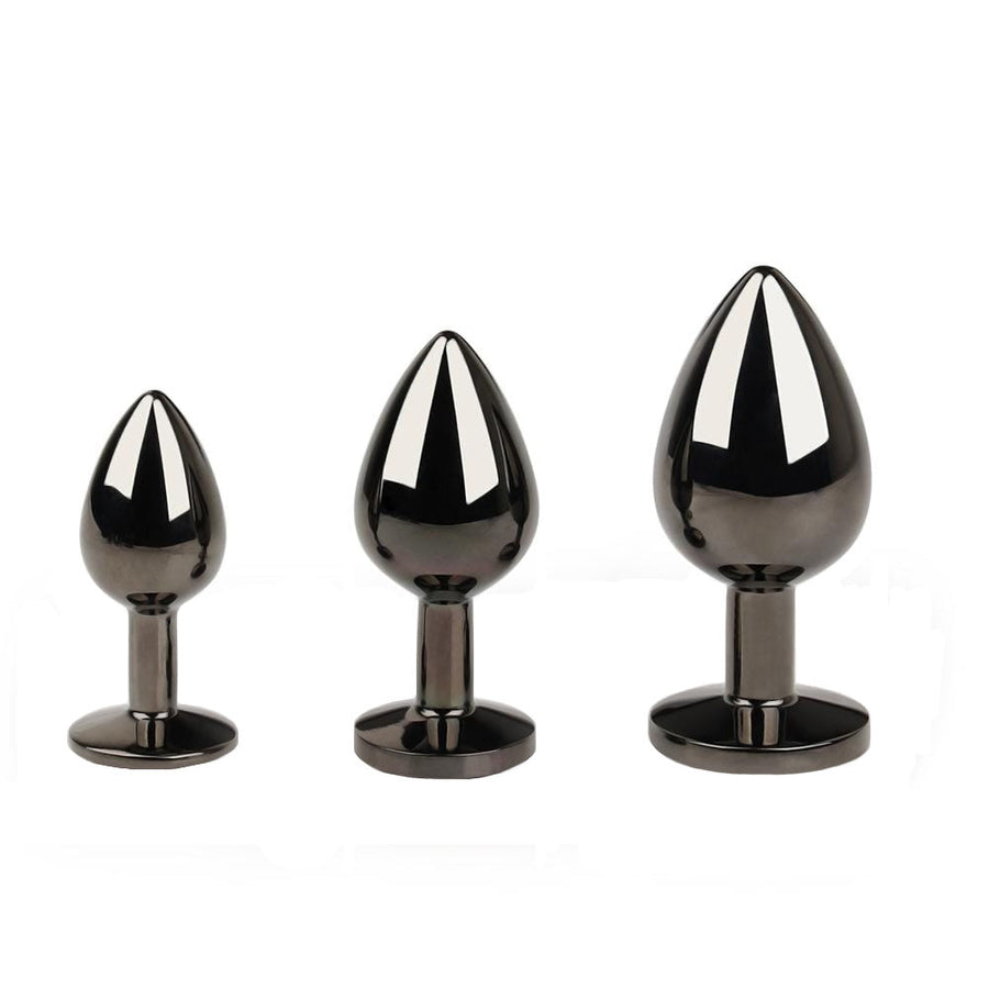 Iridescent Gunmetal Princess Plug Kit (3 Piece)