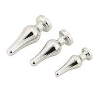 Tapered Steel Jeweled Kit (3 Piece) Loveplugs Anal Plug Product Available For Purchase Image 24