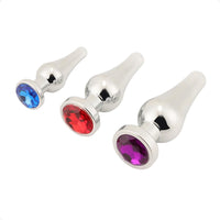 Tapered Steel Jeweled Kit (3 Piece) Loveplugs Anal Plug Product Available For Purchase Image 20