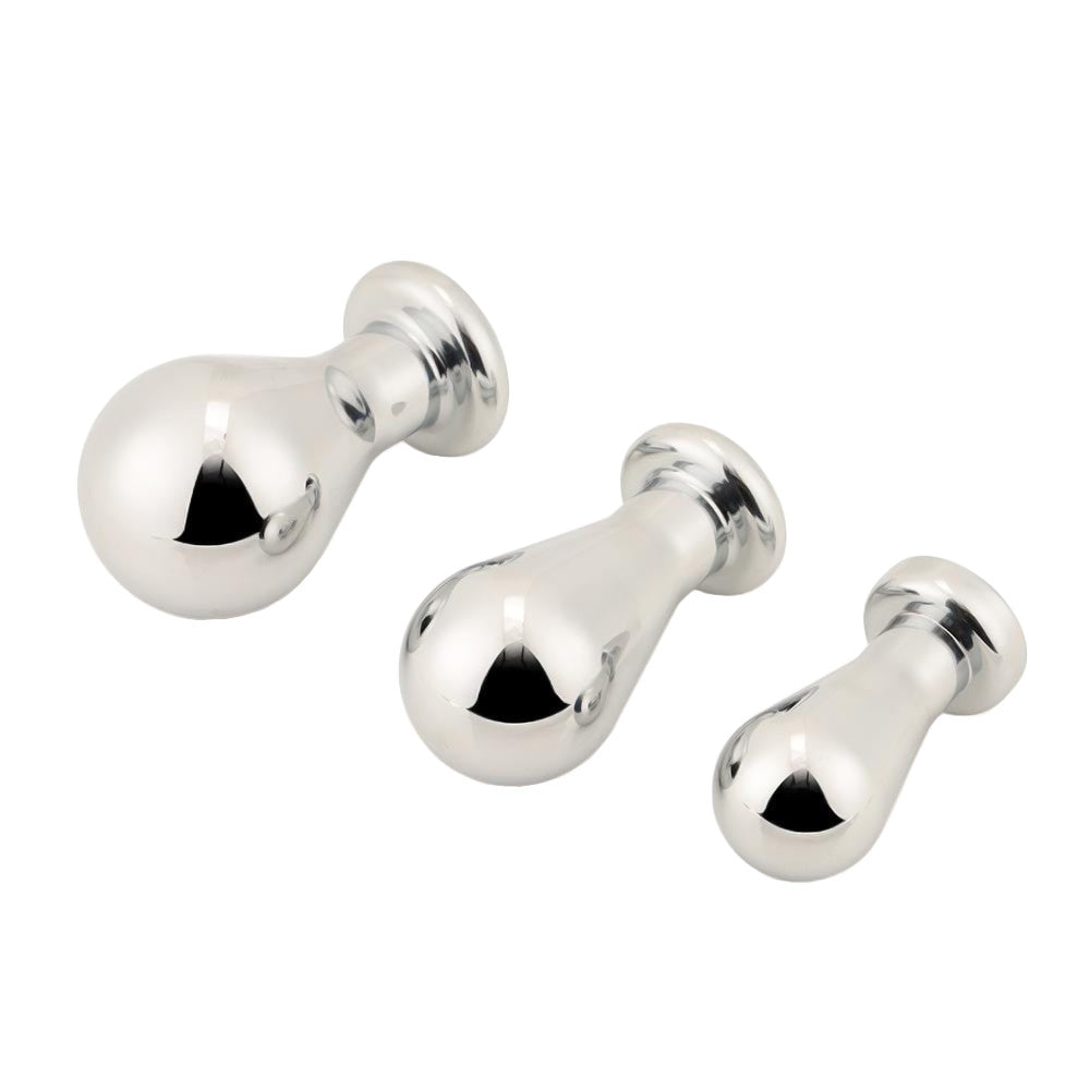 Jeweled Bulb Plug Set (3 Piece) Loveplugs Anal Plug Product Available For Purchase Image 4