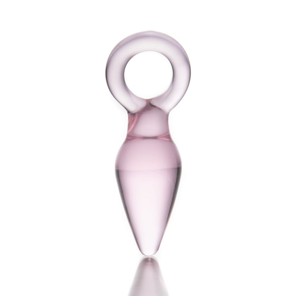 Pink Kunai Glass Plug Loveplugs Anal Plug Product Available For Purchase Image 1