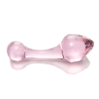 Pink Crystal Glass Plug Series