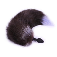 Grey Fox Silicone Tail Plug 18" Loveplugs Anal Plug Product Available For Purchase Image 20