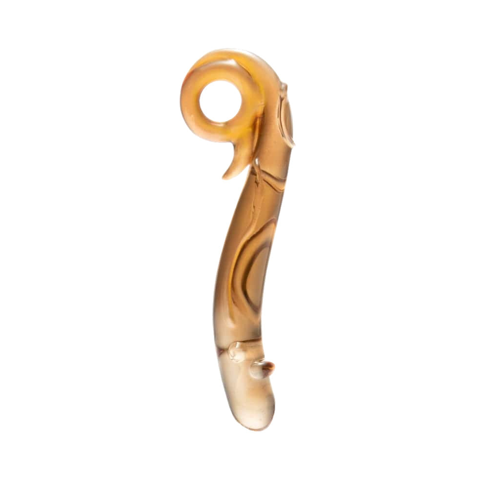 Golden Glass Ass Dildo