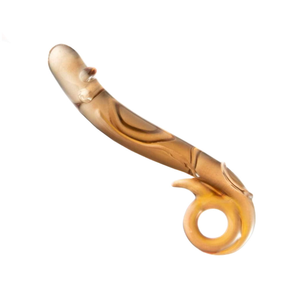 Golden Glass Ass Dildo