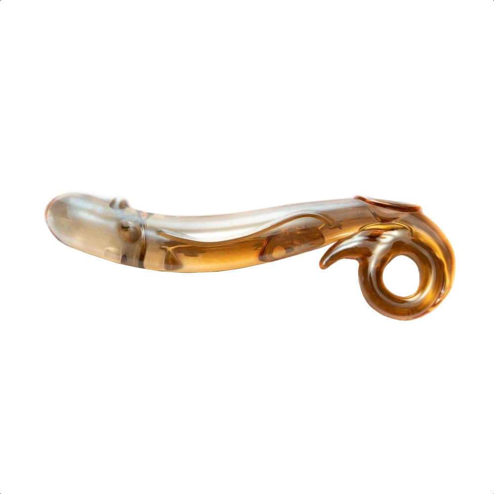 Golden Glass Ass Dildo