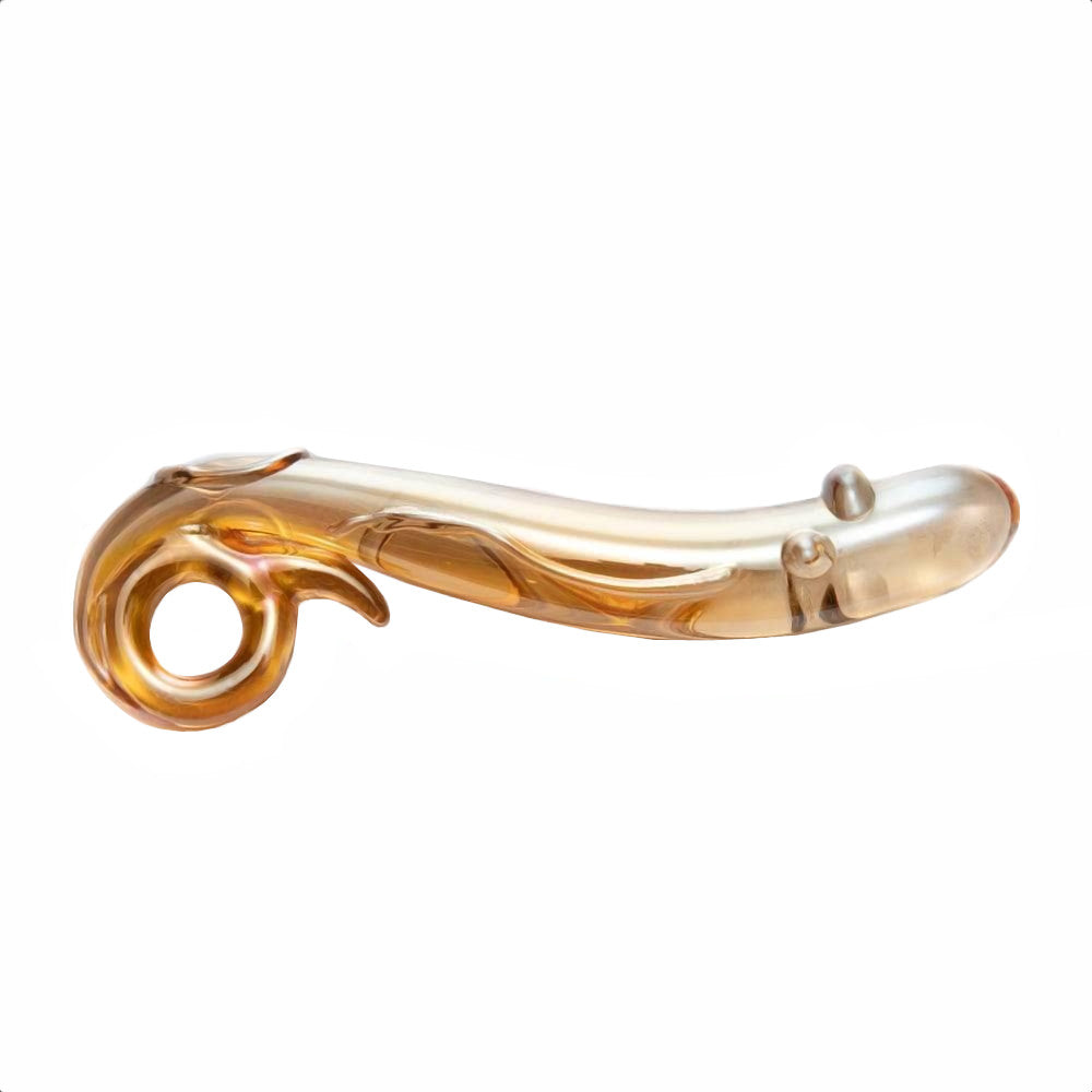 Golden Glass Ass Dildo Loveplugs Anal Plug Product Available For Purchase Image 7