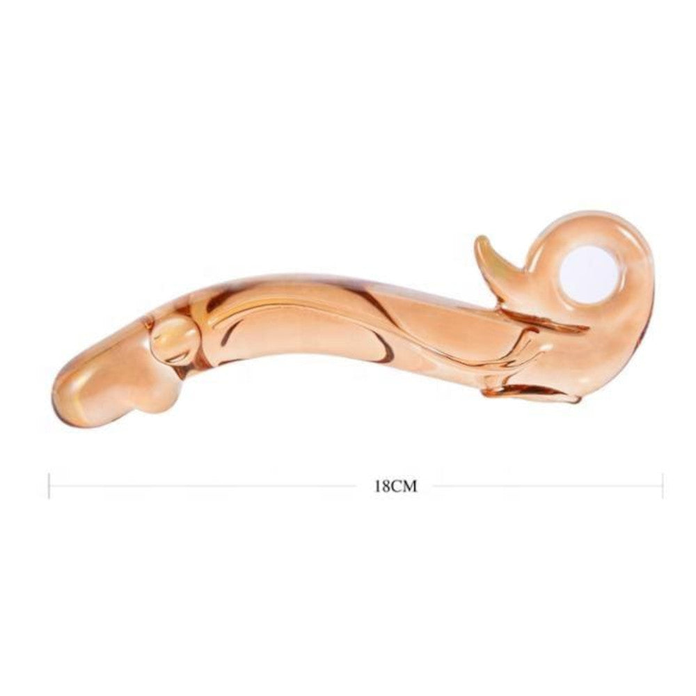 Golden Glass Ass Dildo