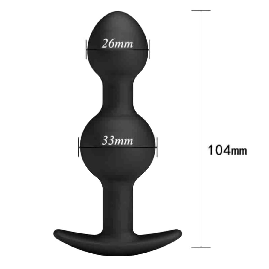 Black Silicone String Plug Loveplugs Anal Plug Product Available For Purchase Image 45