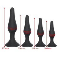 4 Sizes Available Black Silicone Butt Plug Loveplugs Anal Plug Product Available For Purchase Image 25