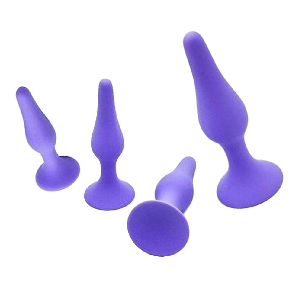 Flexible Silicone Plug Trainer Kit (4 Piece) Loveplugs Anal Plug Product Available For Purchase Image 3