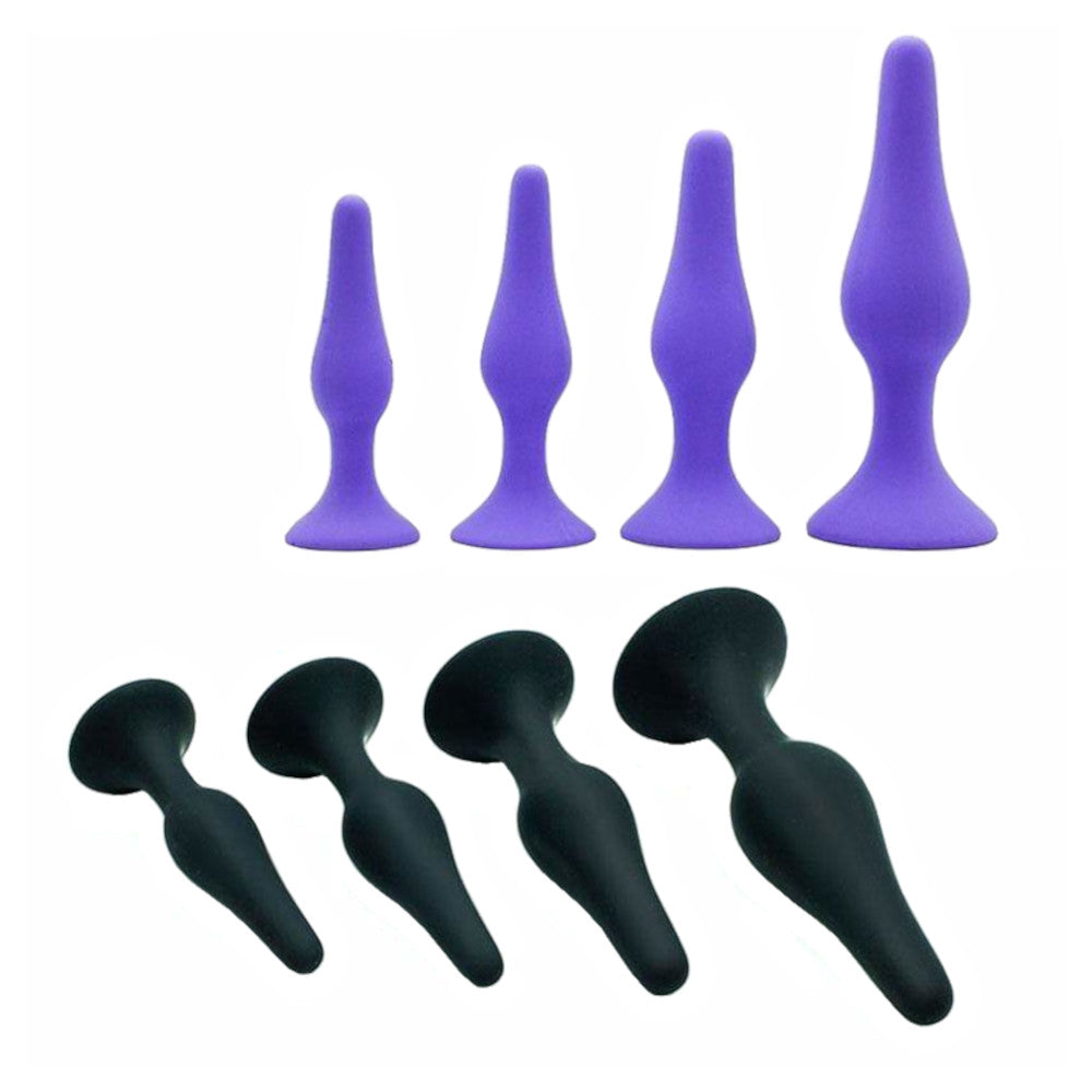 Flexible Silicone Plug Trainer Kit (4 Piece) Loveplugs Anal Plug Product Available For Purchase Image 5