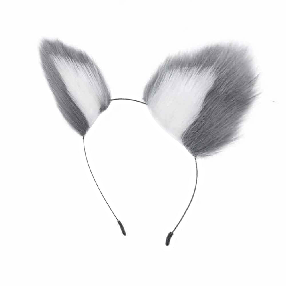Grey with White Pet Ears Loveplugs Anal Plug Product Available For Purchase Image 2