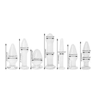 7 styles Crystal Glass Stimulator Sex Toy Anal Plugs Loveplugs Anal Plug Product Available For Purchase Image 28