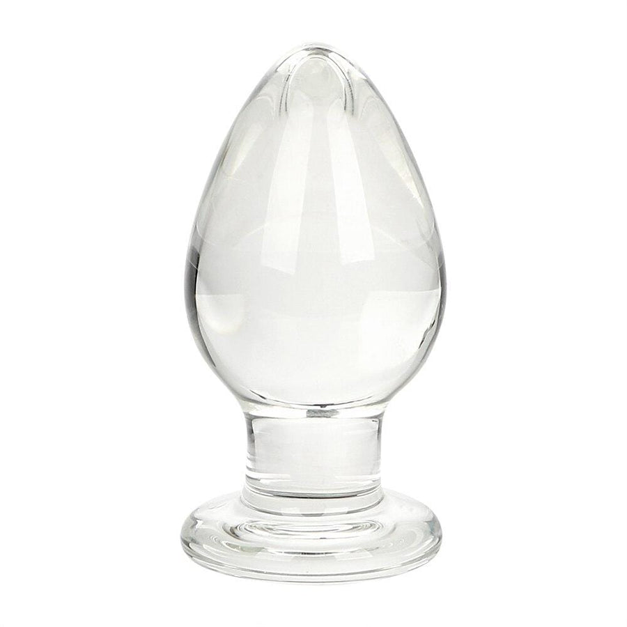 Giant Clear Glass Plug Loveplugs Anal Plug Product Available For Purchase Image 40