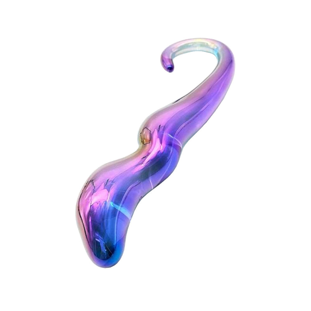Rainbow Teardrop Glass Dildo Loveplugs Anal Plug Product Available For Purchase Image 2