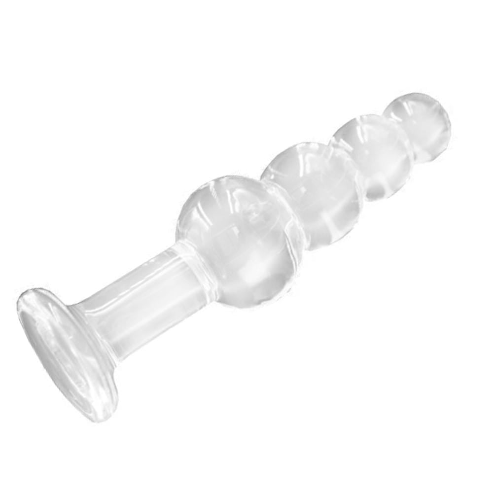 Large Glass Beaded Plug Loveplugs Anal Plug Product Available For Purchase Image 2