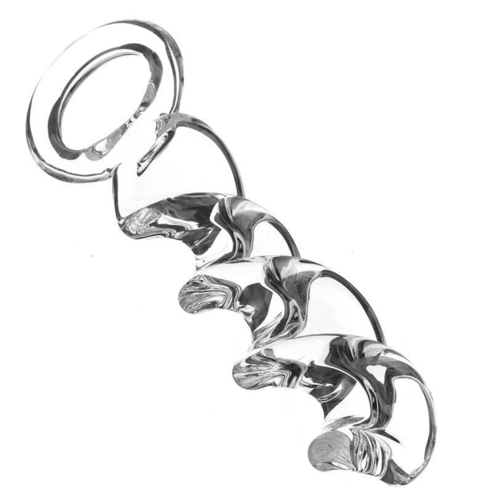 Huge Twisted Glass Plug Love Plugs