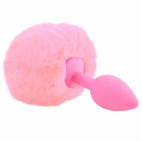 Fluffy Bunny Tail Silicone Loveplugs Anal Plug Product Available For Purchase Image 21