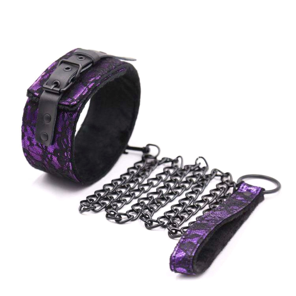 Purple Petplay Leash Collar Loveplugs Anal Plug Product Available For Purchase Image 1